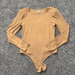 NWOT Bar lll Long Sleeve Bodysuit Top Size M